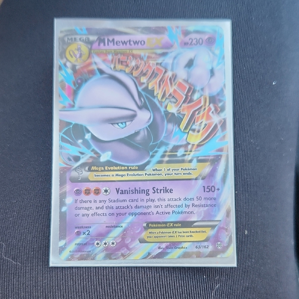 RARE Mega Mewtwo EX Pokémon Card